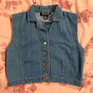 vintage denim vest
